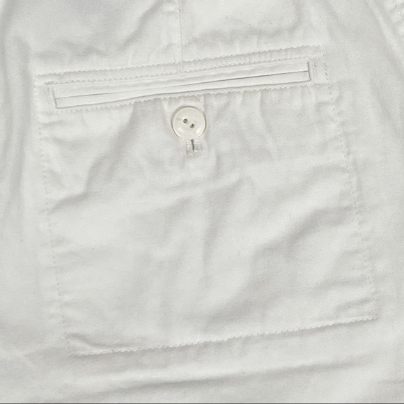 White Shorts Jones New York Signature Womens Size 8 Cotton High Rise Pockets - Picture 5 of 12